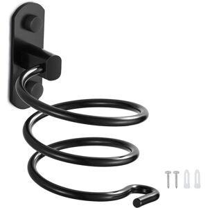 Toolive - Hair Dryer Holder, Aluminum Wall Mounted Hair Dryer Holder Cord Holder for Kitchen Bathroom Bathroom Accessories (Black) Toolive - Hair Dryer Holder, Aluminum Wall Mounted Hair Dryer Holder Cord Holder for Kitchen Bathroom Bathroom Accessories (Black)