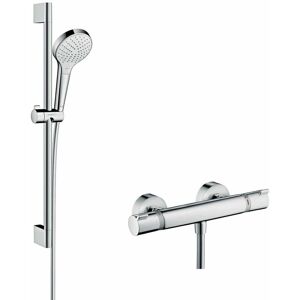 Hansgrohe - Croma Select s Ecostat Comfort Thermostatic Bar Mixer Shower Bathroom Hansgrohe - Croma Select s Ecostat Comfort Thermostatic Bar Mixer Shower Bathroom