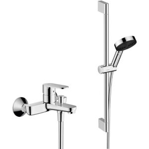 Hansgrohe Vernis Blend Bath/shower mixer + Hand shower XXL 105mm 3 jets, shower hose 160cm, bar 65cm (71440000-Pulsify3) Hansgrohe Vernis Blend Bath/shower mixer + Hand shower XXL 105mm 3 jets, shower hose 160cm, bar 65cm (71440000-Pulsify3)