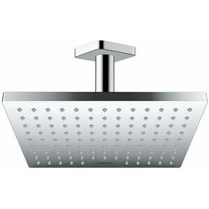 Vernis Shape Bathroom Ceiling Mounted Shower Drench Head Square Chrome - Hansgrohe Vernis Shape Bathroom Ceiling Mounted Shower Drench Head Square Chrome - Hansgrohe