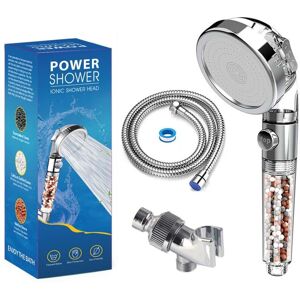 Tinor - High Pressure Shower Head Anti-Limescale Filter Shower Head, Universal Water Saving Massage Shower Head 3 Shower Modes Suitable for Bathroom Tinor - High Pressure Shower Head Anti-Limescale Filter Shower Head, Universal Water Saving Massage Shower Head 3 Shower Modes Suitable for Bathroom