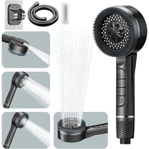 Tonchean - High Pressure Shower Head, Water Saving Shower Head with 1.5M Shower Hose and Shower Holder, Anti-Limescale Shower Head with Filter 4 Tonchean - High Pressure Shower Head, Water Saving Shower Head with 1.5M Shower Hose and Shower Holder, Anti-Limescale Shower Head with Filter 4