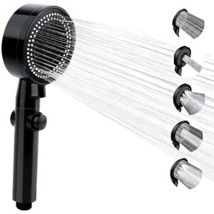 Toolive - High Pressure Water Saving Shower Head, 6 Modes Adjustable Bathroom Shower Head, Anti-Limescale Shower Head with Stop, Easy to Install Toolive - High Pressure Water Saving Shower Head, 6 Modes Adjustable Bathroom Shower Head, Anti-Limescale Shower Head with Stop, Easy to Install
