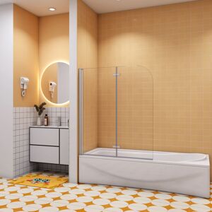 SKY Bathroom Hinge Screen - 1000x1400mm + NO Towel Rail Handle SKY Bathroom Hinge Screen - 1000x1400mm + NO Towel Rail Handle