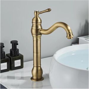 Tonchean - Hot and cold faucets, retro anti-splash basin faucets, all copper, suitable for toilets, bathrooms, countertop sinks Tonchean - Hot and cold faucets, retro anti-splash basin faucets, all copper, suitable for toilets, bathrooms, countertop sinks