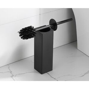 Ikodm - Household Toilet Brush Long Handle Cleaning Brush, Square Black Ikodm - Household Toilet Brush Long Handle Cleaning Brush, Square Black