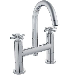 Hudson Reed - Tec Crosshead Bath Filler Tap Pillar Mounted - Chrome Hudson Reed - Tec Crosshead Bath Filler Tap Pillar Mounted - Chrome
