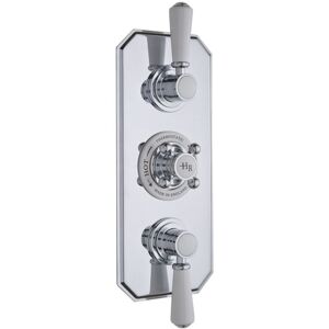 Hudson Reed - Topaz Concealed Triple Handle Shower Valve - Chrome Hudson Reed - Topaz Concealed Triple Handle Shower Valve - Chrome