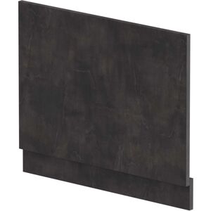 Hudson Reed - Havana Straight Bath End Panel and Plinth 560mm h x 750mm w - Metallic Slate Hudson Reed - Havana Straight Bath End Panel and Plinth 560mm h x 750mm w - Metallic Slate