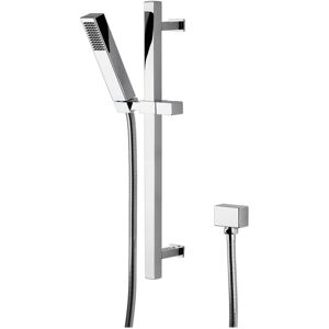 Hudson Reed Kubix Slider Shower Rail Kit with Pencil Handset - Chrome Hudson Reed Kubix Slider Shower Rail Kit with Pencil Handset - Chrome
