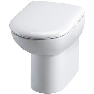 Comfort Height Back To Wall Toilet Pan - Soft Close Seat - Hudson Reed Comfort Height Back To Wall Toilet Pan - Soft Close Seat - Hudson Reed