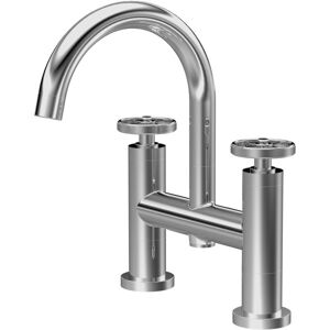 Hudson Reed - Nuie Revolution Bath Filler Tap Pillar Mounted - Chrome Hudson Reed - Nuie Revolution Bath Filler Tap Pillar Mounted - Chrome