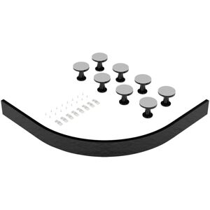 HUDSON REED Nuie Slate Grey Leg and Plinth Kit for up to 1000mm x 1200mm Quadrant and Offset Shower Trays - LEG6S HUDSON REED Nuie Slate Grey Leg and Plinth Kit for up to 1000mm x 1200mm Quadrant and Offset Shower Trays - LEG6S