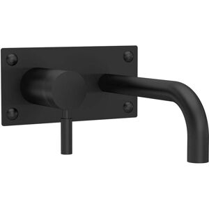 Hudson Reed - Tec Single Lever Basin/Bath Filler Tap Wall Mounted - Matt Black Hudson Reed - Tec Single Lever Basin/Bath Filler Tap Wall Mounted - Matt Black