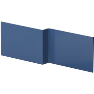 HUDSON REED Nuie Satin Blue 1700mm L Shaped Shower Bath Front Panel - MOF373 HUDSON REED Nuie Satin Blue 1700mm L Shaped Shower Bath Front Panel - MOF373