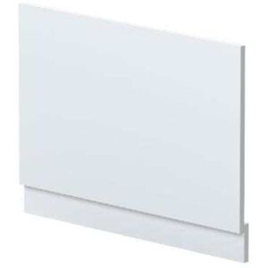 Hudson Reed - Nuie Satin White 750mm End Bath Panel with Plinth - MOF171 Hudson Reed - Nuie Satin White 750mm End Bath Panel with Plinth - MOF171