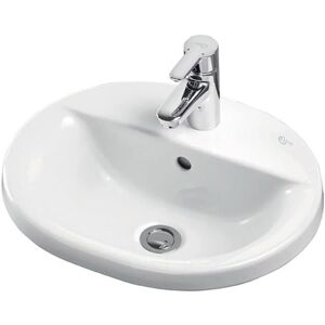 Ideal Standard Concept Oval Countertop Basin 550mm Wide 1 Tap Hole Ideal Standard Concept Oval Countertop Basin 550mm Wide 1 Tap Hole