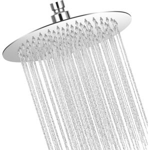LINGHHANG Inch/20cm Round Shower Head Rainfall Shower Head, Stainless Steel Shower Head, 304 Stainless Steel 360° Rotatable LINGHHANG Inch/20cm Round Shower Head Rainfall Shower Head, Stainless Steel Shower Head, 304 Stainless Steel 360° Rotatable
