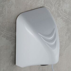 Alwaysh - Induction hand dryer, automatic hand dryer, hotel hand dryer, special hotel hand dryer, white, 14.015.021.5cm Alwaysh - Induction hand dryer, automatic hand dryer, hotel hand dryer, special hotel hand dryer, white, 14.015.021.5cm