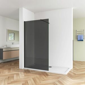 Acezanble Black Walk In Wet Room Cubicle 800x1900mm 8mm Nano Anti-Explosion Glass NANO Screen Acezanble Black Walk In Wet Room Cubicle 800x1900mm 8mm Nano Anti-Explosion Glass NANO Screen