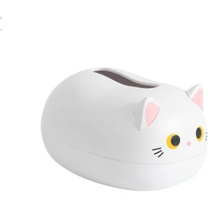 GOTRAYS Kawaii Cat Tissue Box Kitchen Napkin Storage Box Toilet Paper Container Office Toilet Paper Holder Nordic Style Home,White GOTRAYS Kawaii Cat Tissue Box Kitchen Napkin Storage Box Toilet Paper Container Office Toilet Paper Holder Nordic Style Home,White