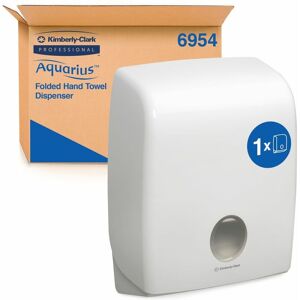 Aquarius - c Fold Hand Towel Dispenser 6954 - 1 x White Paper Towel Dispenser - White Aquarius - c Fold Hand Towel Dispenser 6954 - 1 x White Paper Towel Dispenser - White