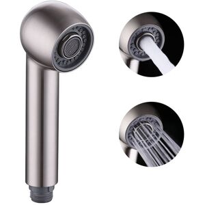 AOUGO Kitchen Faucet Spray Head Replacement 2 Jets Spray Head for Pull-out Kitchen Mixer, G1/2 Straight Thread, Brushed Nickel AOUGO Kitchen Faucet Spray Head Replacement 2 Jets Spray Head for Pull-out Kitchen Mixer, G1/2 Straight Thread, Brushed Nickel