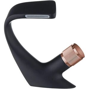 Gotrays - Knurled Handle Bathroom Waterfall Hot and Cold Mixer Tap Matte Brass/Chrome Sink Faucet,Pink Black Gotrays - Knurled Handle Bathroom Waterfall Hot and Cold Mixer Tap Matte Brass/Chrome Sink Faucet,Pink Black