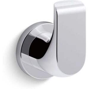 MIRA Kohler Avid Wall Mounted Single Robe Dressing Gown Towel Hook Polished Chrome MIRA Kohler Avid Wall Mounted Single Robe Dressing Gown Towel Hook Polished Chrome