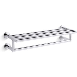 MIRA Kohler Dual Components Hotelier Shelf & Towel Rail Bar Holder Polished Chrome MIRA Kohler Dual Components Hotelier Shelf & Towel Rail Bar Holder Polished Chrome