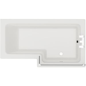 Wholesale Domestic - Loire 1500mm Right Hand l Shaped Shower Bath with Bath Screen and Front Bath Panel Wholesale Domestic - Loire 1500mm Right Hand l Shaped Shower Bath with Bath Screen and Front Bath Panel