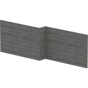 Balterley - 1700mm Square mfc Reversible Shower Bath Front Panel - Woodgrain Anthracite Balterley - 1700mm Square mfc Reversible Shower Bath Front Panel - Woodgrain Anthracite