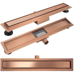 Linear Drainage Rea Neox 100 Brush Copper Linear Drainage Rea Neox 100 Brush Copper