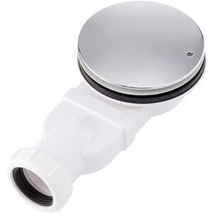 TLILY Low Profile Shower Drain Chrome Plated ABS Tray Siphon Slim 90mm 36 L/Min Water Flow, Trap Side TLILY Low Profile Shower Drain Chrome Plated ABS Tray Siphon Slim 90mm 36 L/Min Water Flow, Trap Side