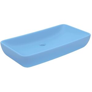 vidaXL Luxury Basin Rectangular Matt Light Blue - Basin vidaXL Luxury Basin Rectangular Matt Light Blue - Basin