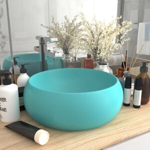 Luxury Wash Basin Round Matt Light Green 40x15 cm Ceramic vidaXL Luxury Wash Basin Round Matt Light Green 40x15 cm Ceramic vidaXL