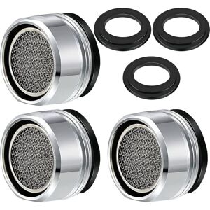 IKODM M24 Faucet Aerator, 3 Pieces Water Saving Faucet Filter Faucet Accessories Faucet Filter Diffuser with Sealing Ring for Kitchen and Bathroom IKODM M24 Faucet Aerator, 3 Pieces Water Saving Faucet Filter Faucet Accessories Faucet Filter Diffuser with Sealing Ring for Kitchen and Bathroom