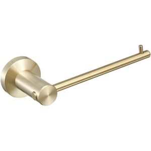 Brushed Brass Toilet Roll Paper Holder Wall Mounted Paper Holder for Bathroom Made from 304 Stainless Steel to prevent rusting - Manissa Brushed Brass Toilet Roll Paper Holder Wall Mounted Paper Holder for Bathroom Made from 304 Stainless Steel to prevent rusting - Manissa