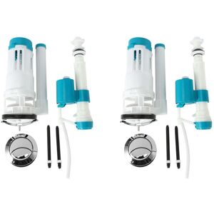 TLILY Marine double toilet accessories set outlet valve old fashioned single drain valve water tank fittings X2 I185725 TLILY Marine double toilet accessories set outlet valve old fashioned single drain valve water tank fittings X2 I185725