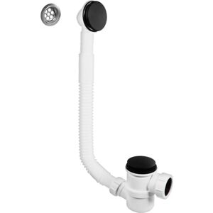 Mcalpine - 1.5' Top Access Bath Trap with Removable Chrome Plated Clicker Waste Matt Black Mcalpine - 1.5' Top Access Bath Trap with Removable Chrome Plated Clicker Waste Matt Black