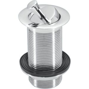 Mcalpine - BWU60SPH-CB 1.25' Chrome Plated Brass Basin Waste - Backnut Model: 60mm Flange x 3.5' Tail with Swivel Handle Plug Mcalpine - BWU60SPH-CB 1.25' Chrome Plated Brass Basin Waste - Backnut Model: 60mm Flange x 3.5' Tail with Swivel Handle Plug