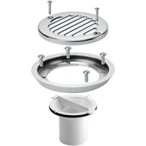Mcalpine - FGTR118TOP-50 Conversion Kit to convert any TSG50 or TSG52 Gully to a sheet flooring gully with cp Brass Clamp Ring, Stainless Steel Mcalpine - FGTR118TOP-50 Conversion Kit to convert any TSG50 or TSG52 Gully to a sheet flooring gully with cp Brass Clamp Ring, Stainless Steel