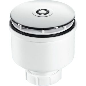 McAlpine ST90CB10-V 90mm x 50mm Water Seal Shower Trap with 2" Universal Vertical Outlet with removable 110mm Flange. McAlpine ST90CB10-V 90mm x 50mm Water Seal Shower Trap with 2" Universal Vertical Outlet with removable 110mm Flange.