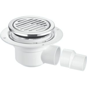 Mcalpine - TSG50-R125SS 50mm Water Seal Trapped Gully, Tile/Grating with removable Grid, 2' Horizontal Outlet and 2' x 1½' Socket Reducer Mcalpine - TSG50-R125SS 50mm Water Seal Trapped Gully, Tile/Grating with removable Grid, 2' Horizontal Outlet and 2' x 1½' Socket Reducer