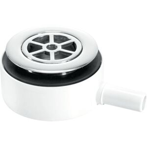 McAlpine UPSW-2 Pumped Shower Waste Outlet: 70mm Chrome Plated Brass Flange with Top Access x 15mm Plain Tail Outlet McAlpine UPSW-2 Pumped Shower Waste Outlet: 70mm Chrome Plated Brass Flange with Top Access x 15mm Plain Tail Outlet