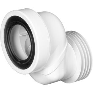 McAlpine WCLO-6 Offset WC Connector 6cm Durable ABS Construction Ideal for Misaligned Toilet Pan Installations Easy Fit Design McAlpine WCLO-6 Offset WC Connector 6cm Durable ABS Construction Ideal for Misaligned Toilet Pan Installations Easy Fit Design