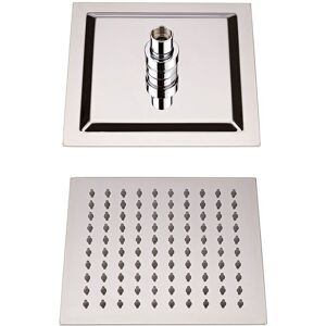 Arvo - Modern 300mm Square Ultra Thin Fixed Rainfall Shower Head - Chrome - Milano Arvo - Modern 300mm Square Ultra Thin Fixed Rainfall Shower Head - Chrome - Milano