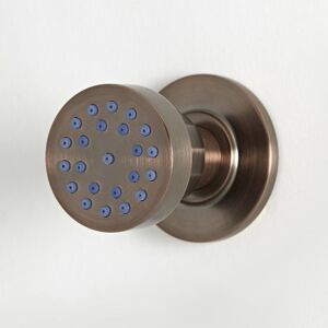 Elizabeth - Traditional Front Fix Bathroom Shower Round Body Jet - Oil Rubbed Bronze - Milano Elizabeth - Traditional Front Fix Bathroom Shower Round Body Jet - Oil Rubbed Bronze - Milano