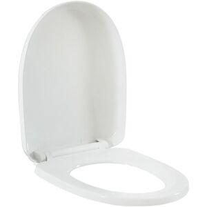Legend - White Traditional Bottom Fix Curved Soft Close Toilet wc Seat - 360mm x 455mm - Milano Legend - White Traditional Bottom Fix Curved Soft Close Toilet wc Seat - 360mm x 455mm - Milano