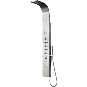 Milano - Niagara - Modern Exposed Thermostatic Shower Tower Panel with Rainfall Shower Head Body Jets Hand Shower Handset and Waterblade Function Milano - Niagara - Modern Exposed Thermostatic Shower Tower Panel with Rainfall Shower Head Body Jets Hand Shower Handset and Waterblade Function